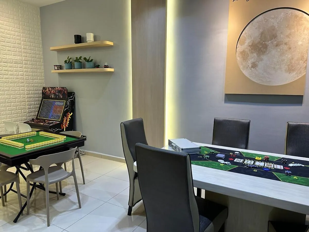הוילה Malacca New ! Ktv , Arcade , Tv Box ,Town Area 15 Pax